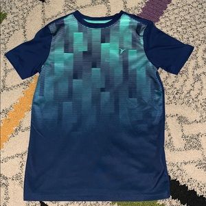 Blue & turquoise go dry tshirt